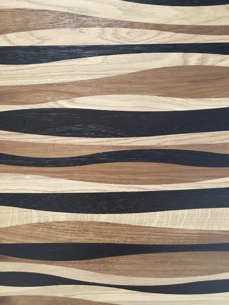 square space stripes pattern engineered flooring italian oak wenge teak natural grade