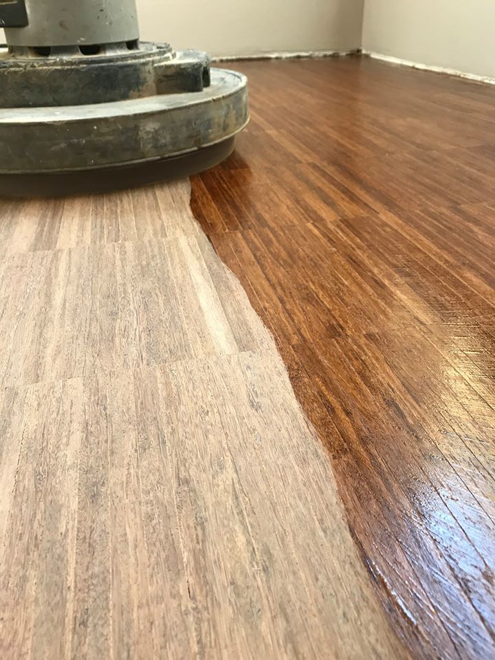 floor repair solid bamboo floor sanding and polishing