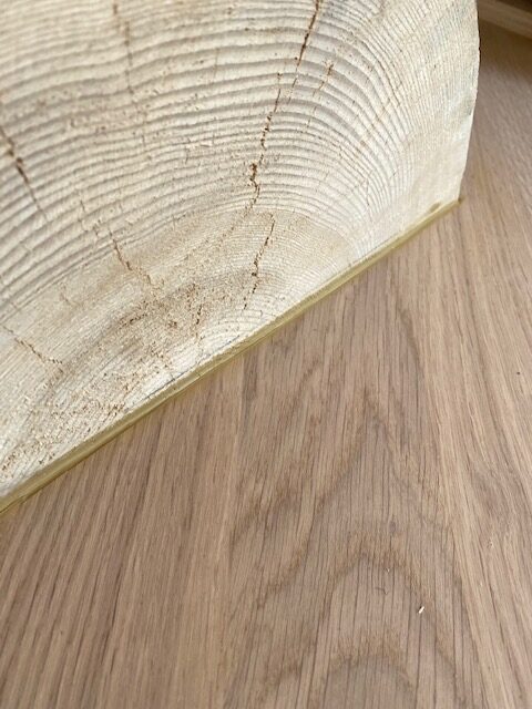 detail finish of wooden floor