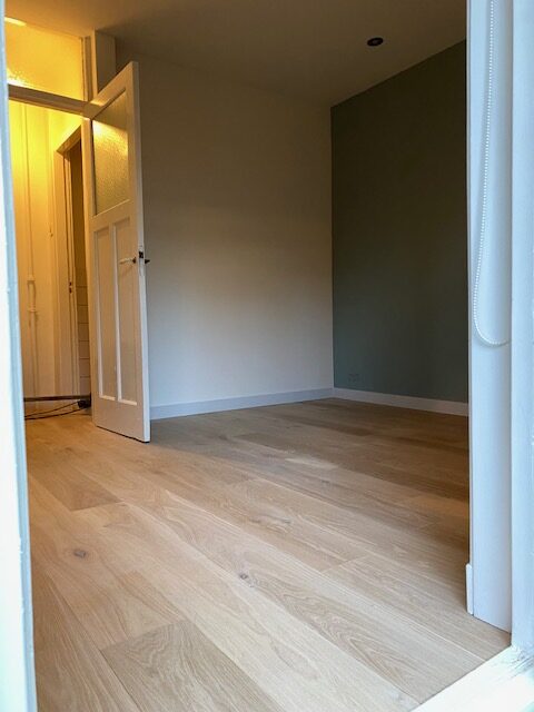 bedroom oak plank floor unfinished