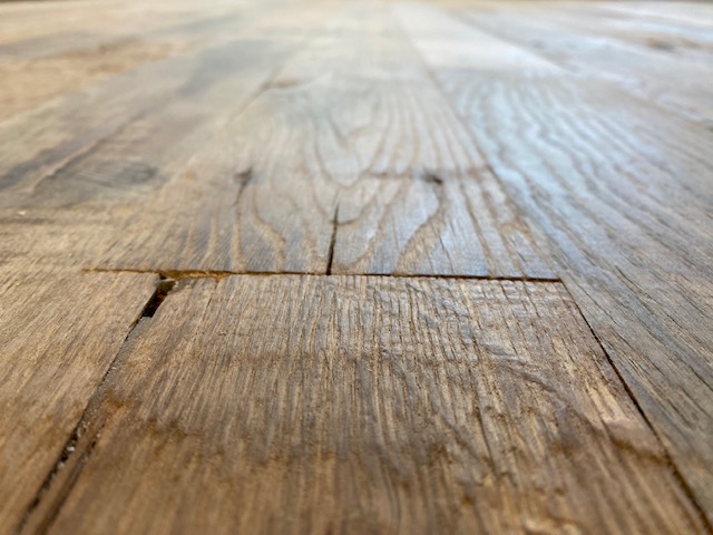 detail oak barnwood floor