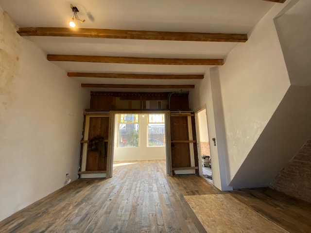 wooden floor installed