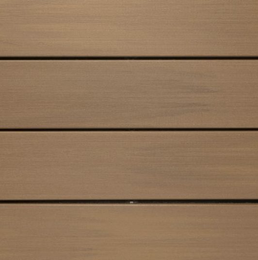 Silvadec mono-extruded_brushed Atmosphere decking board lima brown