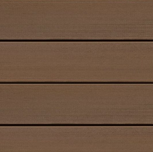 Silvadec mono-extruded brushed Atmosphere decking board sao paulo brown