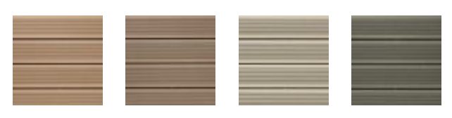 Silvadec mono-extruded grooved Elegance decking board colours